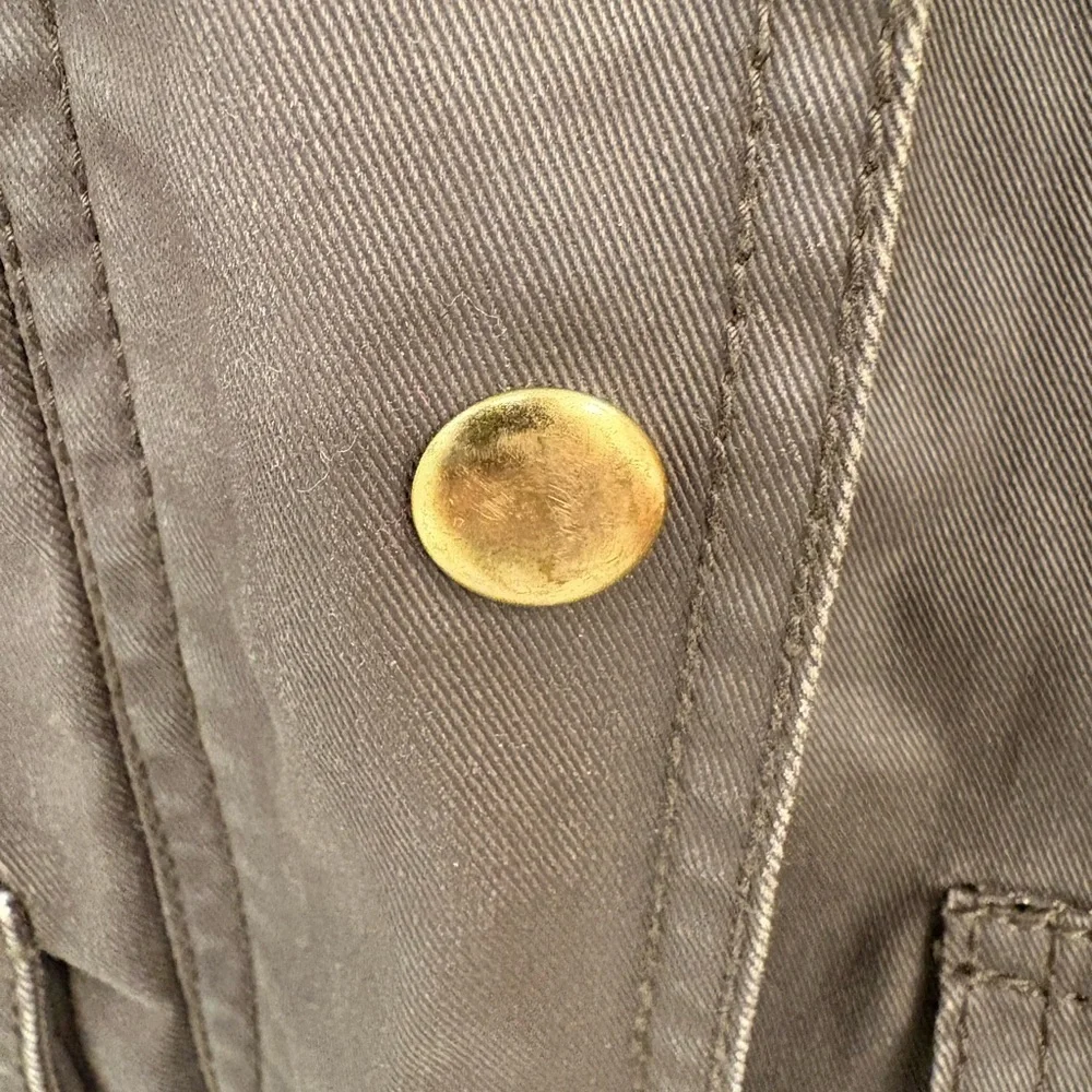 J. Crew Downtown Olive Green Utility Waxed Field Jacket Size XS - Picture 9 of 16